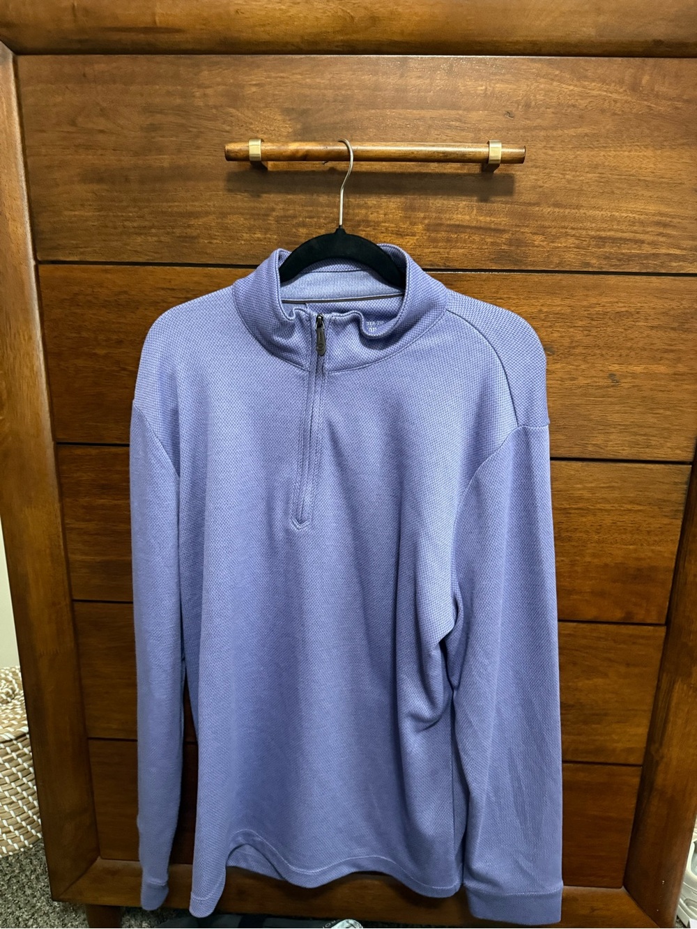 Vineyard Vines Men's Lavender Half-Zip Pullover